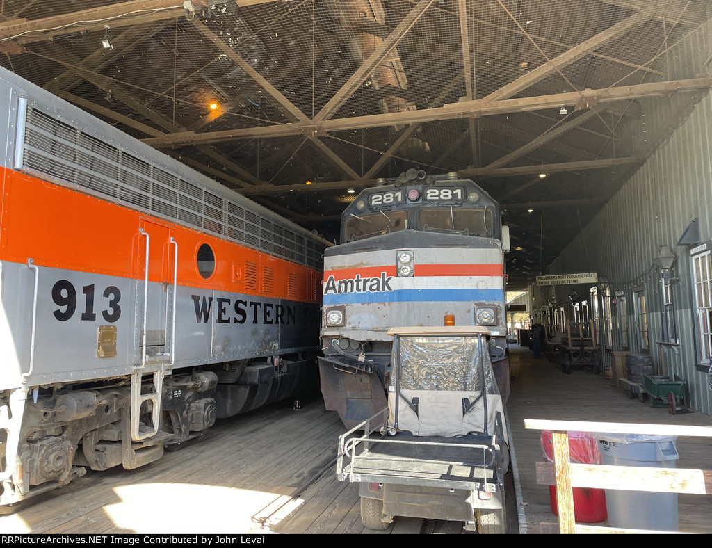 Amtrak F40 at Cal State RR Museum